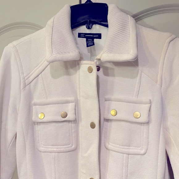 INC International Concepts Sweater Belted Jacket Size S - Picture 5 of 5